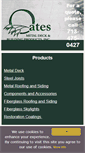 Mobile Screenshot of oatesmetaldeck.com